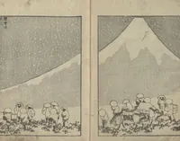 An illustration from One Hundred Views of Mount Fuji (Fugaku Hyakkei sanpen 富嶽百景[三編]) : [volume 3] (1847)