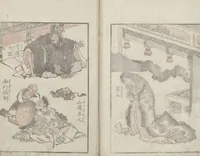 An illustration from Transmitting the Spirit, Revealing the Form of Things: Hokusai Sketchbooks (Denshin kaishu: Hokusai manga, gohen 伝神開手 北斎漫画 五編) : [volume 5] (1816)