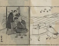 An illustration from Chats on Novelties of Foreign Lands (Kōmōzatsuwa 紅毛雑話) : [volume 5] (1787)