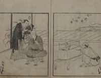 An illustration from Chats on Novelties of Foreign Lands (Kōmōzatsuwa 紅毛雑話) (1796)