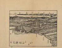 An illustration from Observations on the Opening of Yokohama (Yokohama kaikō kenbunshi 横浜開港見聞誌) : [volume 1] (1862)