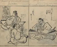 An illustration from Sketches of People (Jinbutsu sōga 人物艸画) (1724)