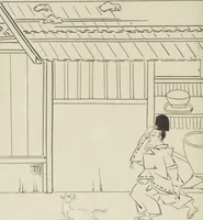 Picture 90 of 116 from Story of Michizane Sugawara, known as Tenjin (Tenjin engi 天神縁起), leaf 161