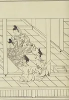 Picture 100 of 116 from Story of Michizane Sugawara, known as Tenjin (Tenjin engi 天神縁起), leaf 177