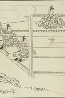 Picture 27 of 116 from Story of Michizane Sugawara, known as Tenjin (Tenjin engi 天神縁起), leaf 51
