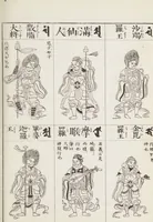 An illustration from Buddhist Figures and Their Attributes [Meiji edition] (Meiji zōho shoshū butsuzō zui 明治増補諸宗佛像図彙) (1886)