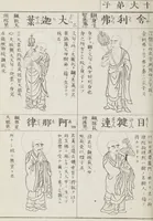Picture 113 of 161 from Buddhist Figures and Their Attributes [Meiji edition] (Meiji zōho shoshū butsuzō zui 明治増補諸宗佛像図彙) (1886), leaf 145