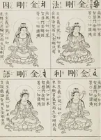 Picture 16 of 161 from Buddhist Figures and Their Attributes [Meiji edition] (Meiji zōho shoshū butsuzō zui 明治増補諸宗佛像図彙) (1886), leaf 35