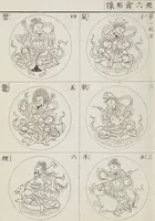 Picture 66 of 161 from Buddhist Figures and Their Attributes [Meiji edition] (Meiji zōho shoshū butsuzō zui 明治増補諸宗佛像図彙) (1886), leaf 95
