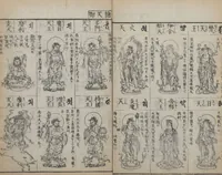 An illustration from Buddhist Figures and Their Attributes (Zōho shoshū Butsuzō zui 増補諸宗 佛像図彙) : [volume 3] (1783)