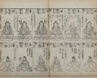 An illustration from Buddhist Figures and Their Attributes (Zōho shoshū Butsuzō zui 増補諸宗 佛像図彙) : [volume 3] (1783)