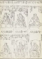 An illustration from Buddhist Figures and Their Attributes (Zōho shoshū Butsuzō zui 増補諸宗 佛像図彙) : [volume 5] (1783)