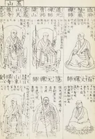 An illustration from Buddhist Figures and Their Attributes (Zōho shoshū Butsuzō zui 増補諸宗 佛像図彙) : [volume 5] (1783)