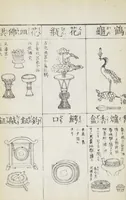 An illustration from Buddhist Figures and Their Attributes (Zōho shoshū Butsuzō zui 増補諸宗 佛像図彙) : [volume 5] (1783)