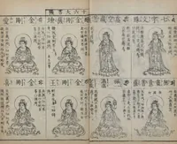 An illustration from Buddhist Figures and Their Attributes (Zōho shoshū Butsuzō zui 増補諸宗 佛像図彙) : [volume 2] (1783)