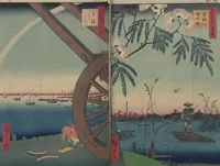 Picture 12 of 59 from One Hundred Famous Views of Edo (Meisho Edo hyakkei 名所江戸百景) (1856), leaf 14