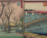Picture 15 of 59 from One Hundred Famous Views of Edo (Meisho Edo hyakkei 名所江戸百景) (1856), leaf 17