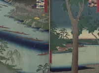 An illustration from One Hundred Famous Views of Edo (Meisho Edo hyakkei 名所江戸百景) (1856)