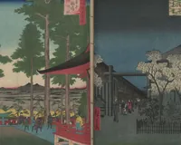 Picture 22 of 59 from One Hundred Famous Views of Edo (Meisho Edo hyakkei 名所江戸百景) (1856), leaf 24