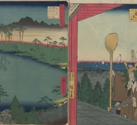 Picture 1 of 59 from One Hundred Famous Views of Edo (Meisho Edo hyakkei 名所江戸百景) (1856), leaf 3