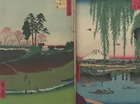 An illustration from One Hundred Famous Views of Edo (Meisho Edo hyakkei 名所江戸百景) (1856)