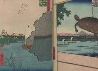 Picture 31 of 59 from One Hundred Famous Views of Edo (Meisho Edo hyakkei 名所江戸百景) (1856), leaf 33