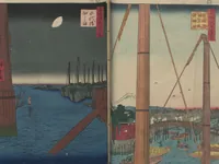 An illustration from One Hundred Famous Views of Edo (Meisho Edo hyakkei 名所江戸百景) (1856)