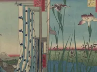 Picture 2 of 59 from One Hundred Famous Views of Edo (Meisho Edo hyakkei 名所江戸百景) (1856), leaf 4