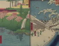 Picture 56 of 59 from One Hundred Famous Views of Edo (Meisho Edo hyakkei 名所江戸百景) (1856), leaf 58