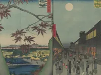 Picture 5 of 59 from One Hundred Famous Views of Edo (Meisho Edo hyakkei 名所江戸百景) (1856), leaf 7