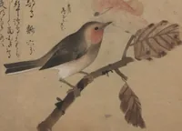 An illustration from A Compendium of Small Birds (Kotori rui shū 小鳥類集) (1836)