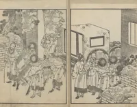 Picture 2 of 5 from Illustrations of Chinese Poems Chosen from Toshisen's Book (Tōshisen ehon 唐詩撰畫本) : [volume 5] (1833), leaf 10