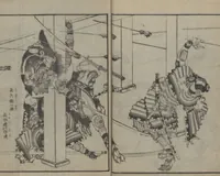 Picture 11 of 24 from A Picture Book of Japanese Warriors (Ehon Musashi Abumi 絵本武蔵鐙) (1836), leaf 15