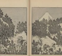 An illustration from One Hundred Views of Mount Fuji (Fugaku hyakkei, shohen 富嶽百景初編) : [volume 1] (1834)