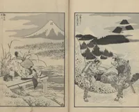 An illustration from One Hundred Views of Mount Fuji (Fugaku hyakkei, sanpen 富嶽百景三編) : [volume 3] (1849)