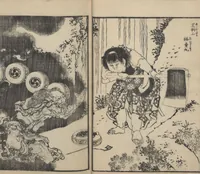 An illustration from Illustrations of Honorable Anecdotes of Japan and China (Ehon wakan no homare 絵本和漢誉) (1850)