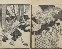 An illustration from Illustrations of Honorable Anecdotes of Japan and China (Ehon wakan no homare 絵本和漢誉) (1850)