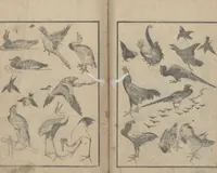 An illustration from Transmitting the Spirit, Revealing the Form of Things, Volume 1 (Denshin kaishu: Hokusai manga, shohen 傳神開手 北斎漫画初編) (1814)