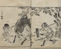 An illustration from Itchō Picture Album (Itchō gafu 一蝶画譜) : [volume 3] (1770)