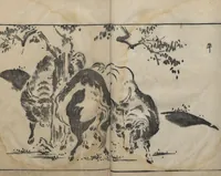 An illustration from Itchō Picture Album (Itchō gafu 一蝶画譜) : [volume 3] (1770)