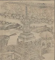 An illustration from Transmitting the Spirit, Revealing the Form of Things, Volume 2 (Denshin kaishu: Hokusai manga, nihen 傳神開手 北斎漫画二編) (1815)