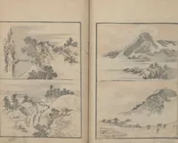 An illustration from Transmitting the Spirit, Revealing the Form of Things, Volume 2 (Denshin kaishu: Hokusai manga, nihen 傳神開手 北斎漫画二編) (1815)