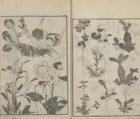 An illustration from Transmitting the Spirit, Revealing the Form of Things, Volume 4 (Denshin kaishu: Hokusai manga, yonhen 傳神開手 北斎漫画四編) (1816)