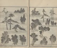 An illustration from Transmitting the Spirit, Revealing the Form of Things, Volume 4 (Denshin kaishu: Hokusai manga, yonhen 傳神開手 北斎漫画四編) (1816)