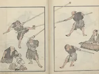 An illustration from Transmitting the Spirit, Revealing the Form of Things, Volume 6 (Denshin kaishu: Hokusai manga, rokuhen 傳神開手 北斎漫画六編) (1817)