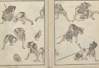An illustration from Transmitting the Spirit, Revealing the Form of Things, Volume 6 (Denshin kaishu: Hokusai manga, rokuhen 傳神開手 北斎漫画六編) (1817)