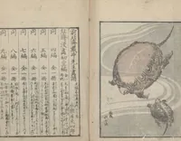 An illustration from Transmitting the Spirit, Revealing the Form of Things, Volume 7 (Denshin kaishu: Hokusai manga, nanahen 傳神開手 北斎漫画七編) (1817)