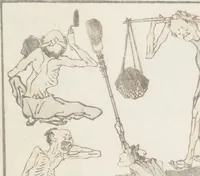 Picture 10 of 26 from Transmitting the Spirit, Revealing the Form of Things, Volume 8 (Denshin kaishu: Hokusai manga, happen 傳神開手 北斎漫画八編) (1817), leaf 36