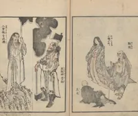 An illustration from Transmitting the Spirit, Revealing the Form of Things, Volume 10 (Denshin kaishu: Hokusai manga, jūhen 傳神開手 北斎漫画十編) (1819)