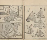 An illustration from Transmitting the Spirit, Revealing the Form of Things, Volume 10 (Denshin kaishu: Hokusai manga, jūhen 傳神開手 北斎漫画十編) (1819)